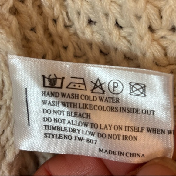 Bar III Crochet Sweater Open Knit Cardigan Knit Multicolor Boho Womens Sz S/M - Picture 6 of 9